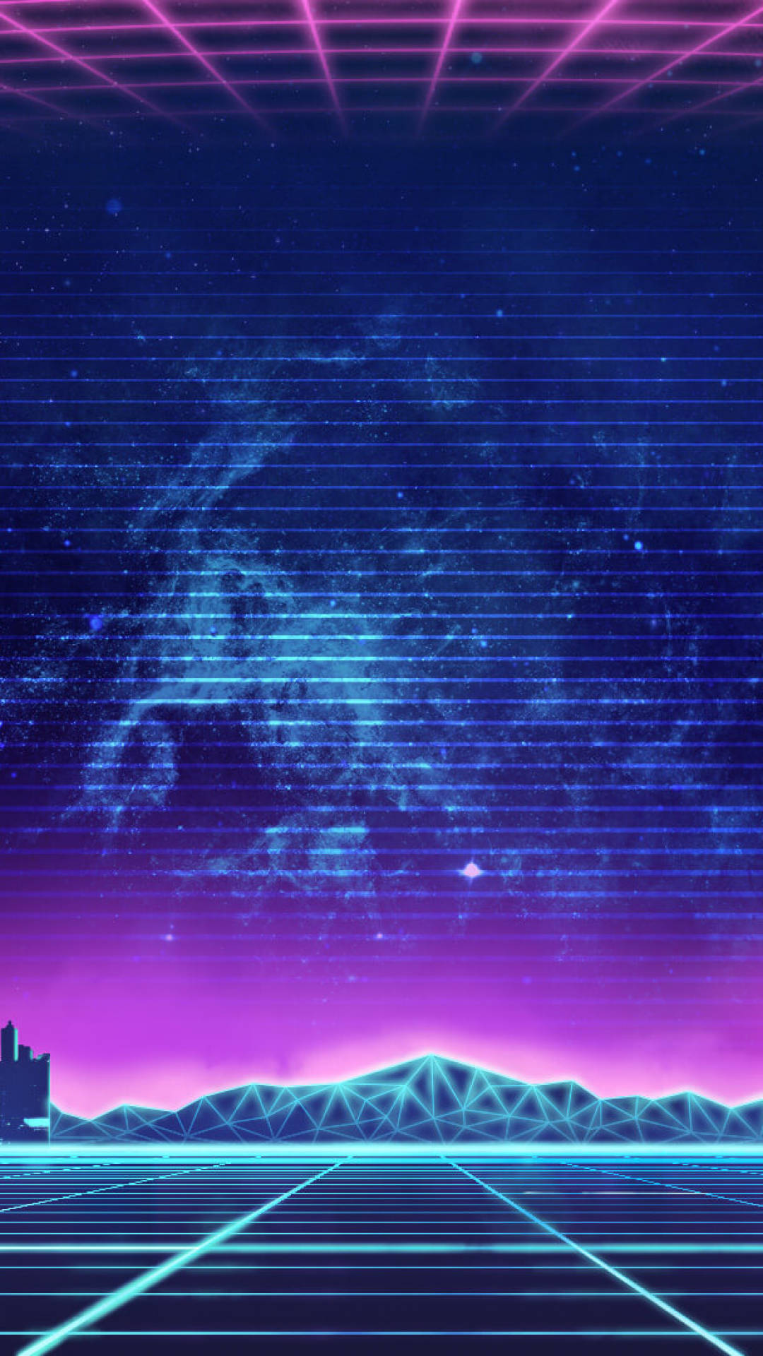 1080X1920 Synthwave Wallpaper and Background