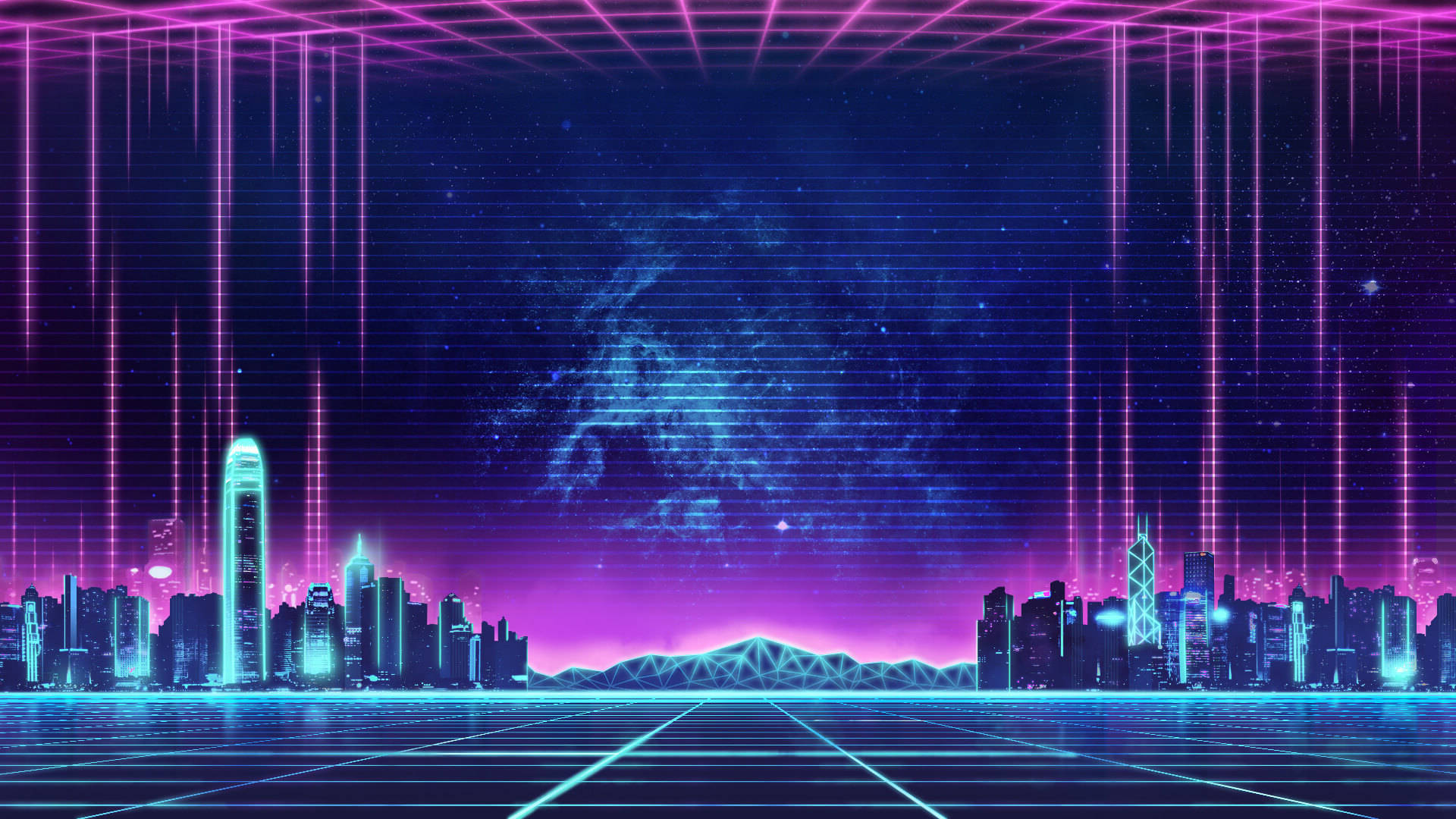 Synthwave 1920X1080 Wallpaper and Background Image