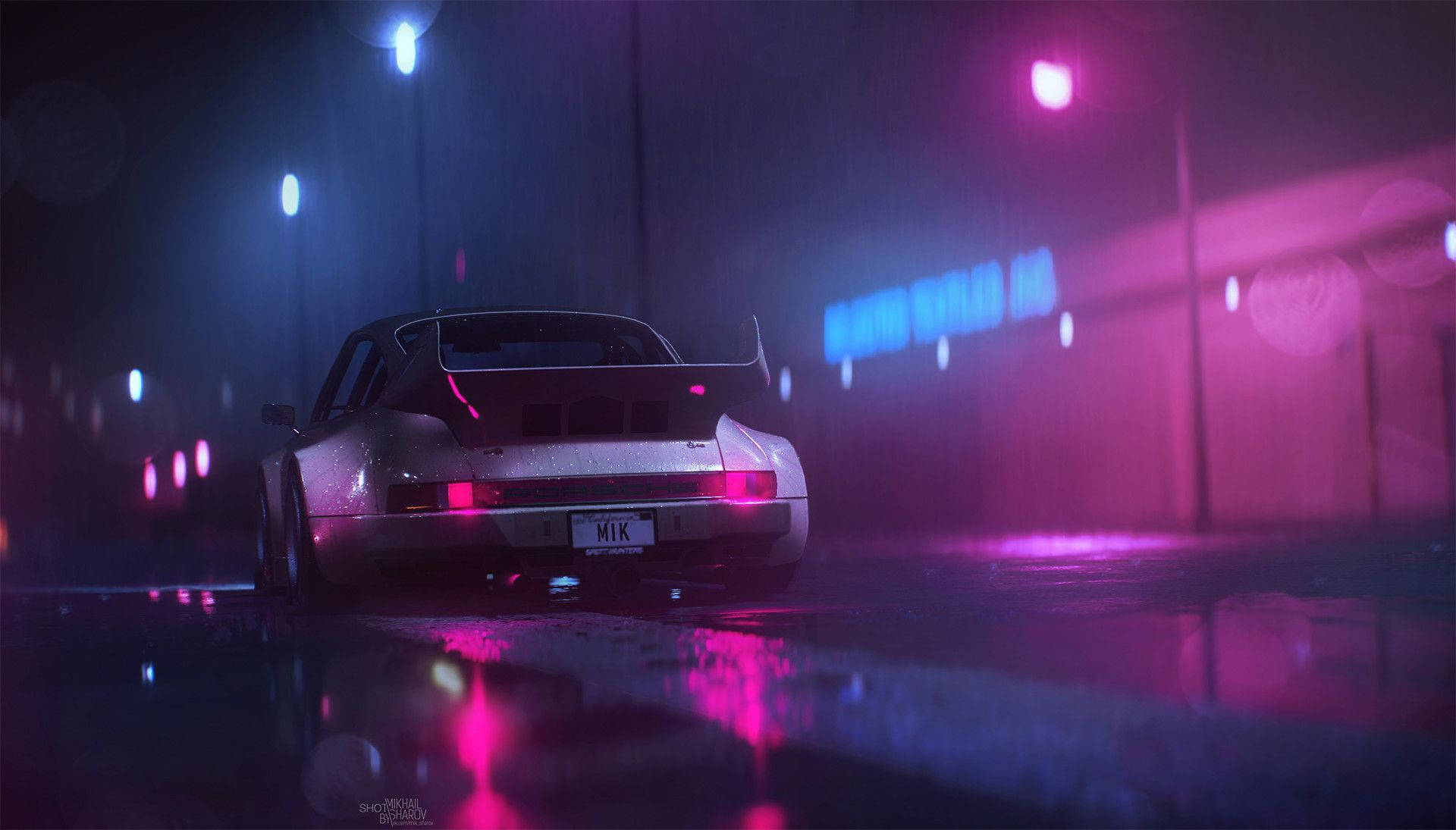 Synthwave 1920X1095 Wallpaper and Background Image