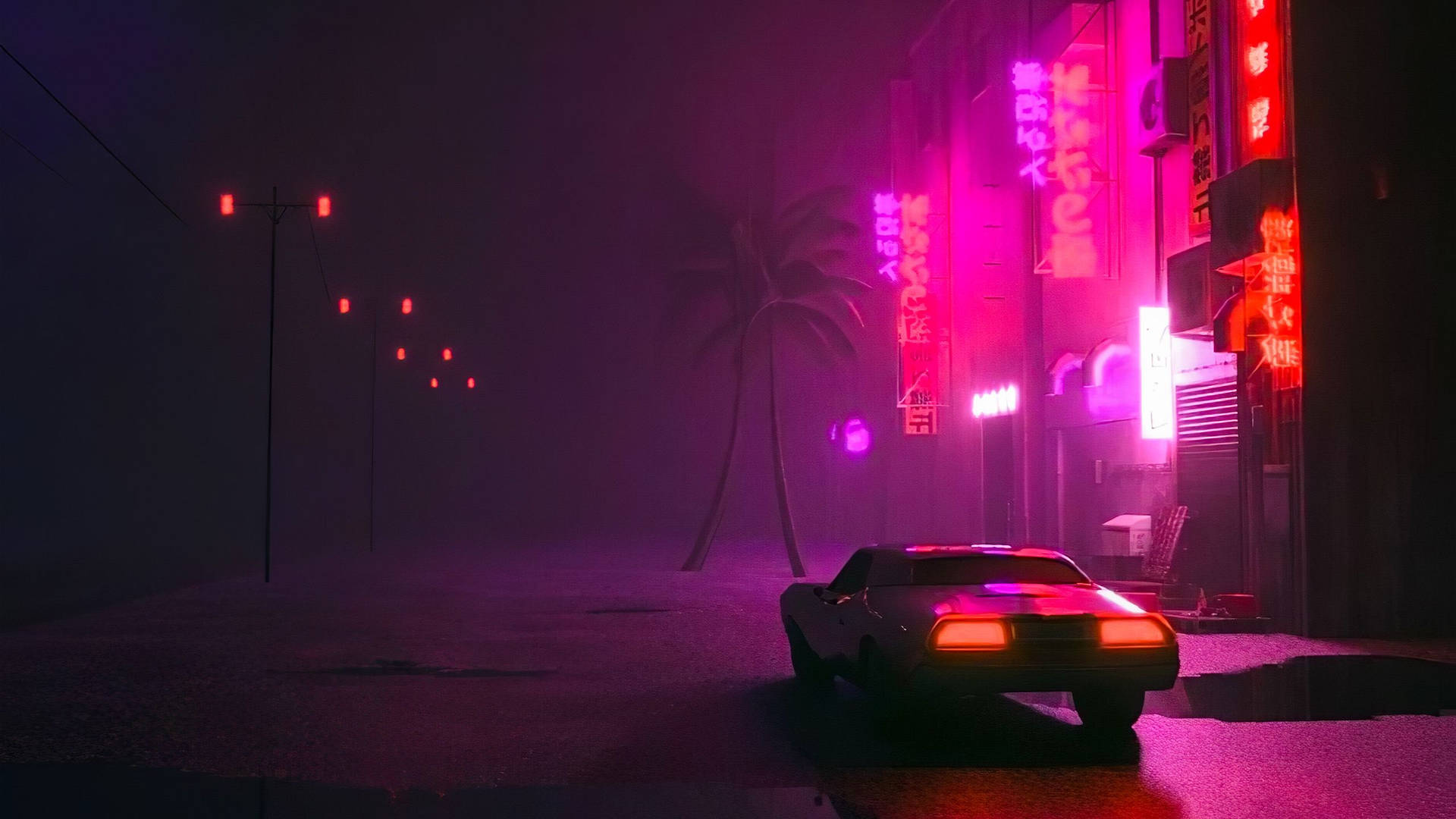 2560X1440 Synthwave Wallpaper and Background