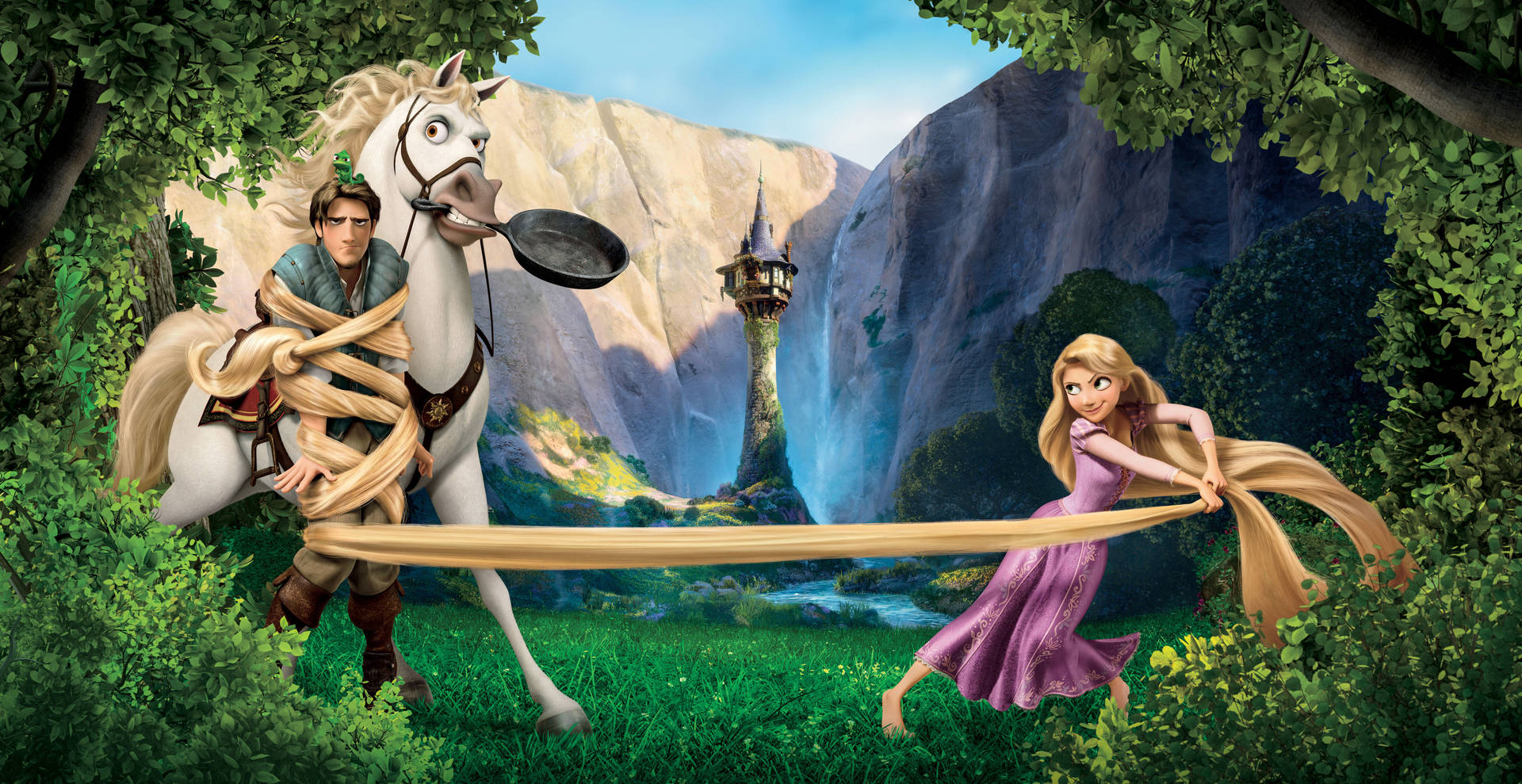 7500X3864 Tangled Wallpaper and Background