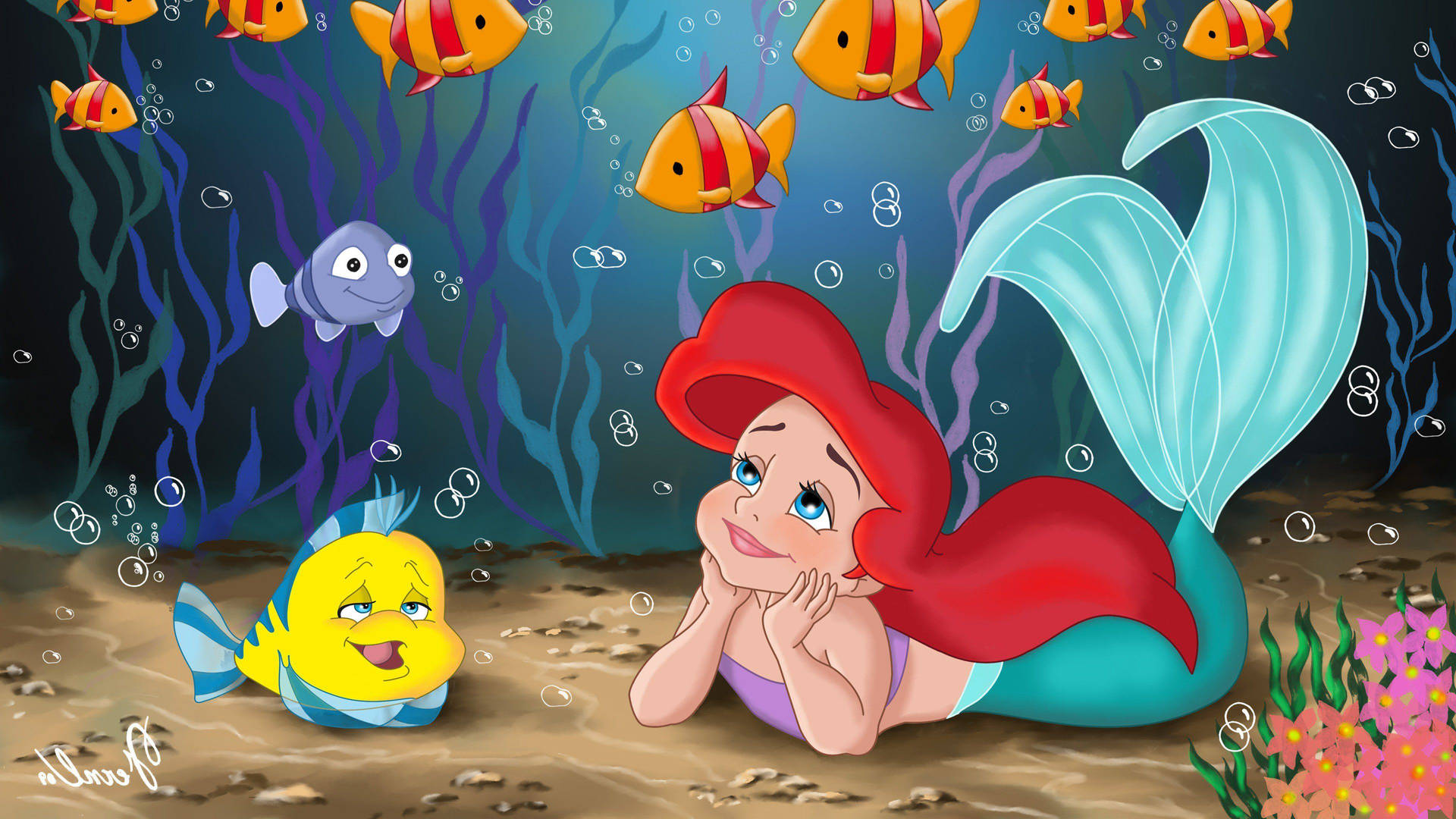 The Little Mermaid 3840X2160 Wallpaper and Background Image