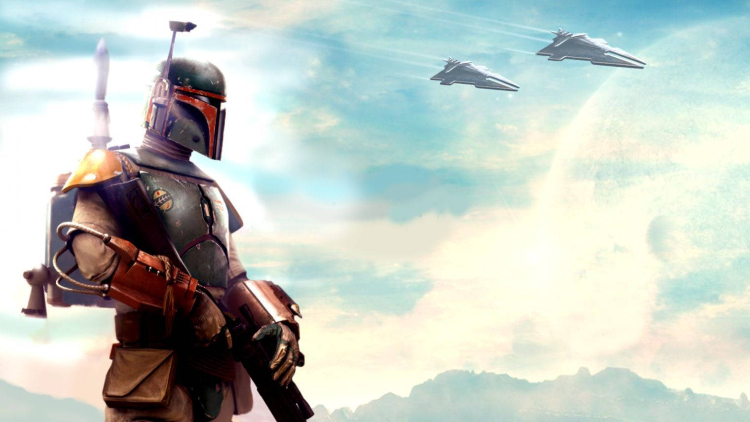 1520X855 The Mandalorian Wallpaper and Background