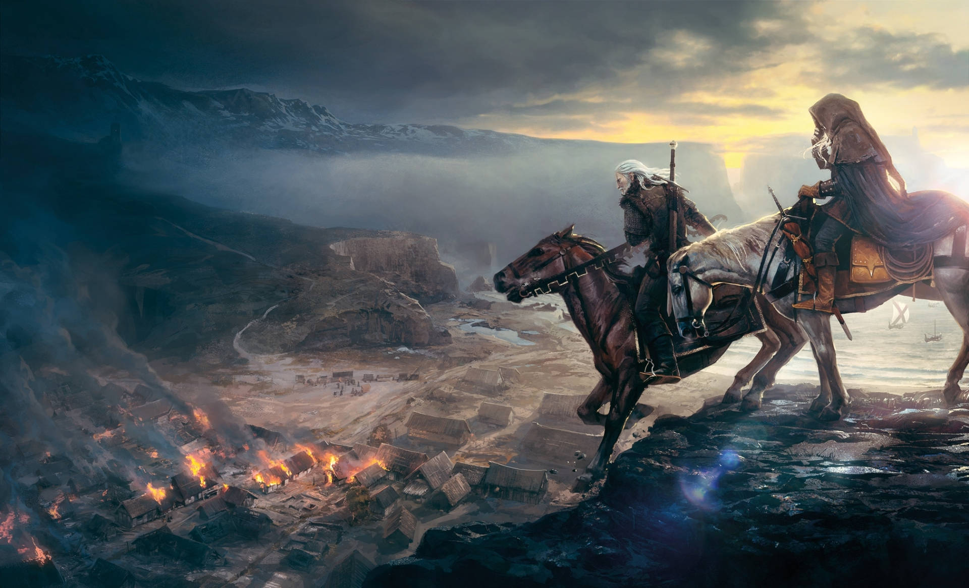 2000X1215 The Witcher 3 Wallpaper and Background