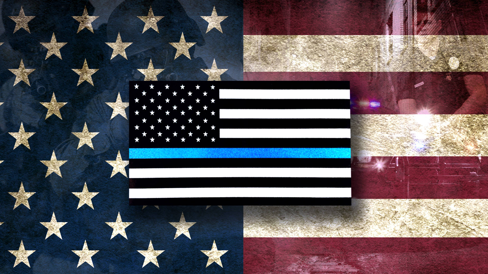 Thin Blue Line 1920X1080 Wallpaper and Background Image