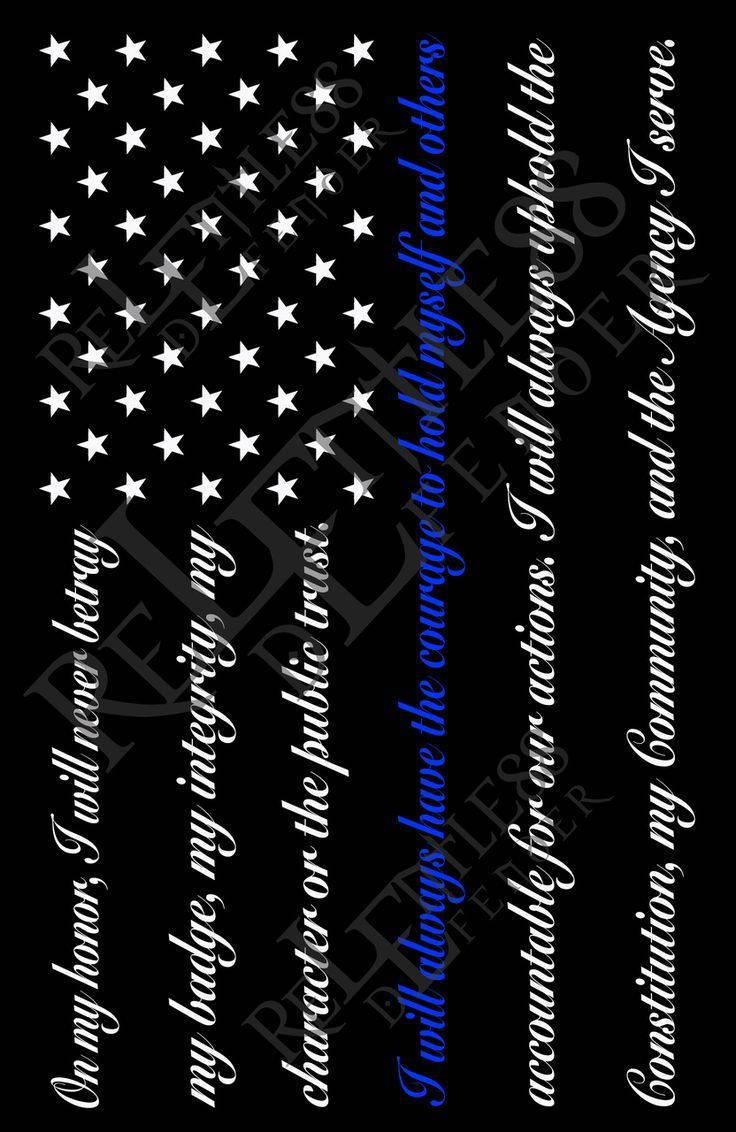 Thin Blue Line 736X1132 Wallpaper and Background Image