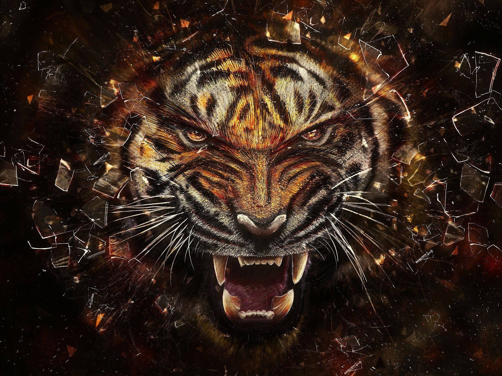 Tiger 1920X1440 wallpaper
