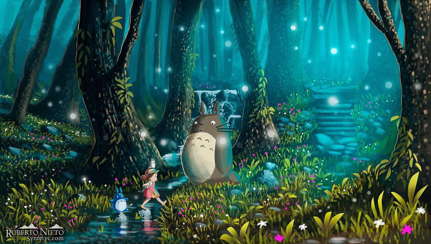 Totoro 1500X851 Wallpaper and Background Image