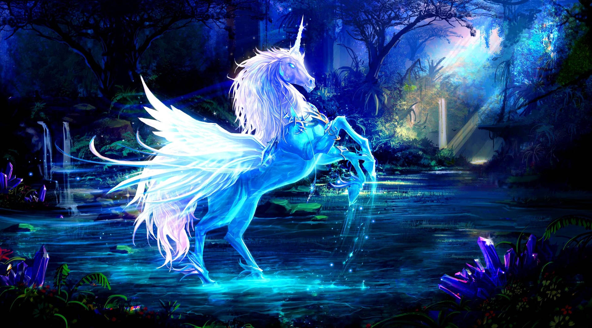 Unicorn 2560X1420 Wallpaper and Background Image