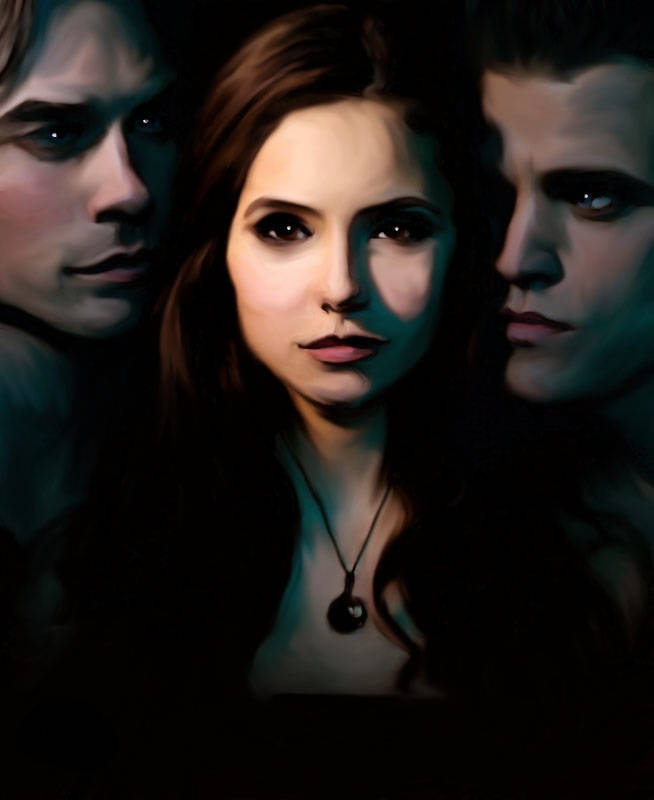 654X800 Vampire Diaries Wallpaper and Background