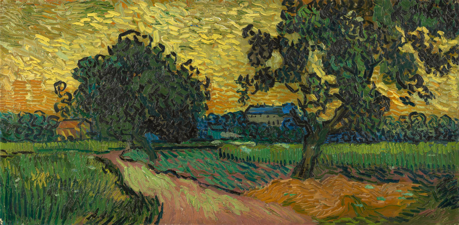 5120X2509 Van Gogh Wallpaper and Background