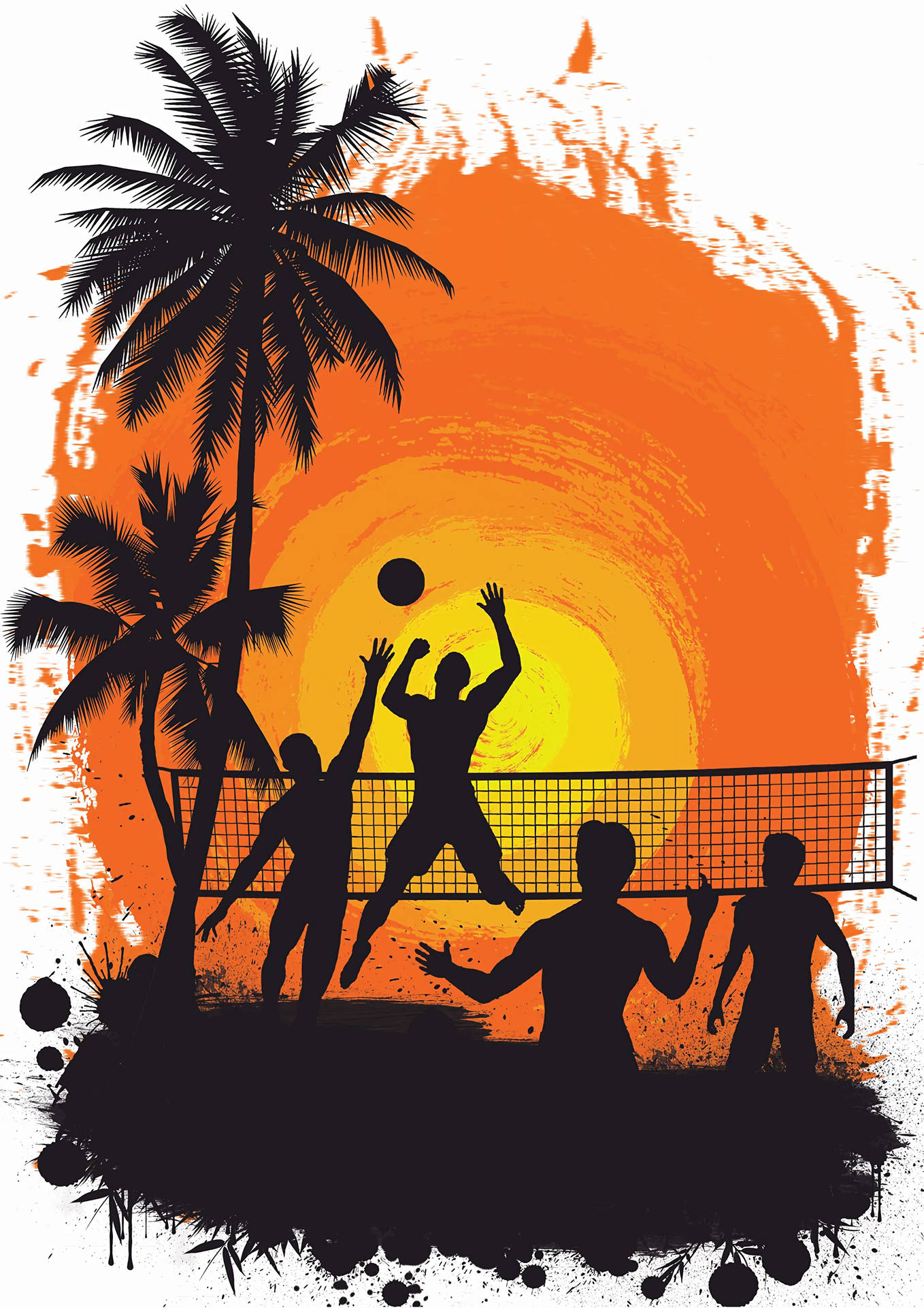 Volleyball 2400X3394 Wallpaper and Background Image