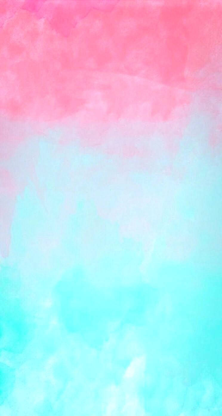 744X1392 Watercolor Wallpaper and Background