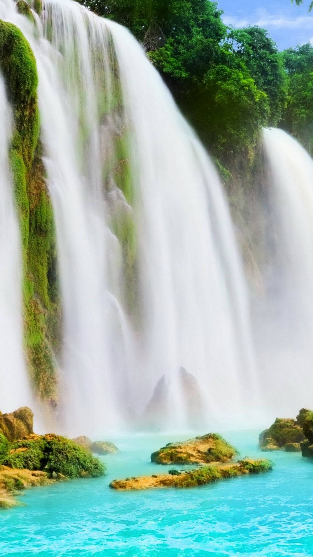 Waterfall 1080X1920 Wallpaper and Background Image