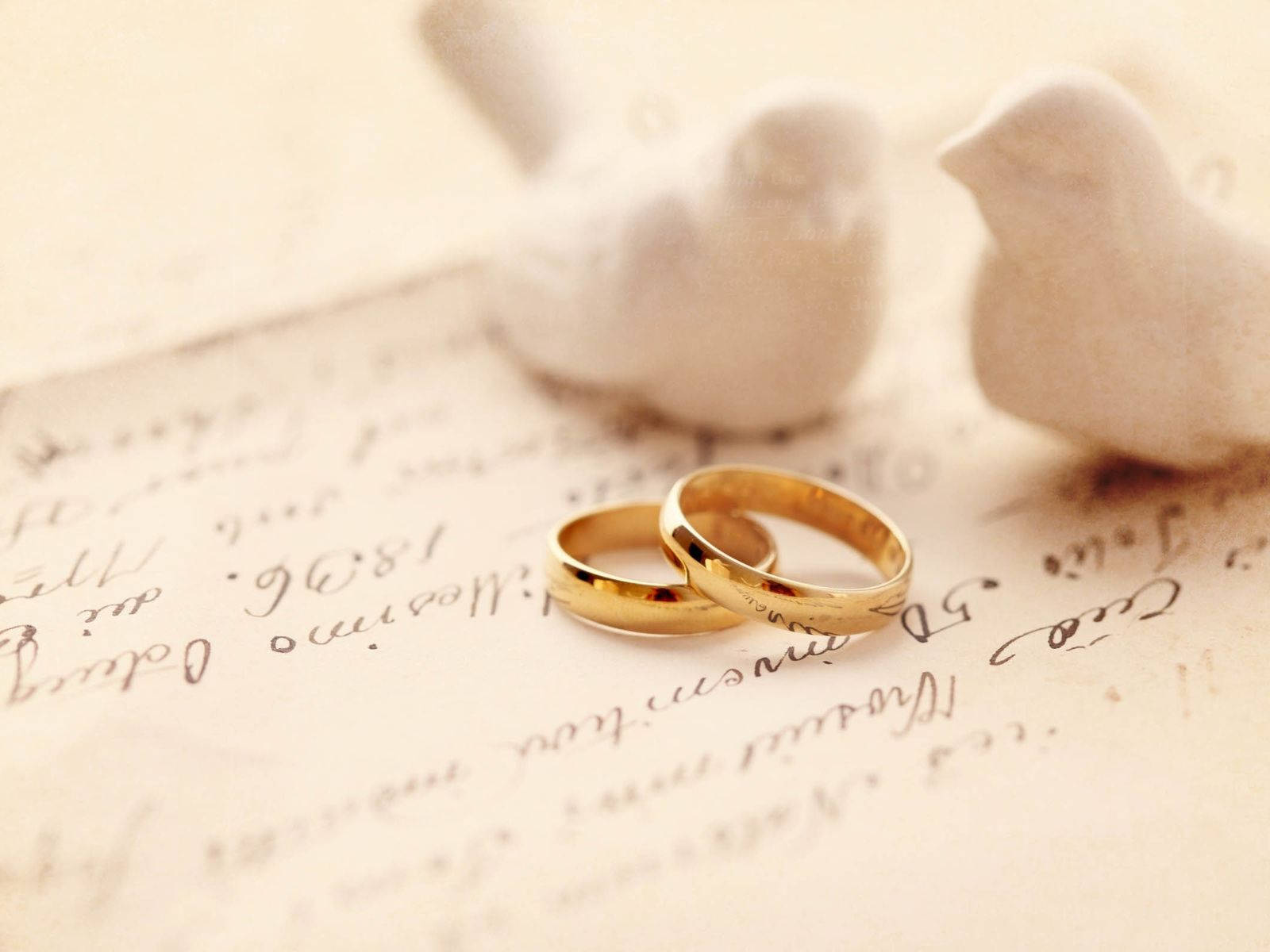 1600X1200 Wedding Rings Wallpaper and Background