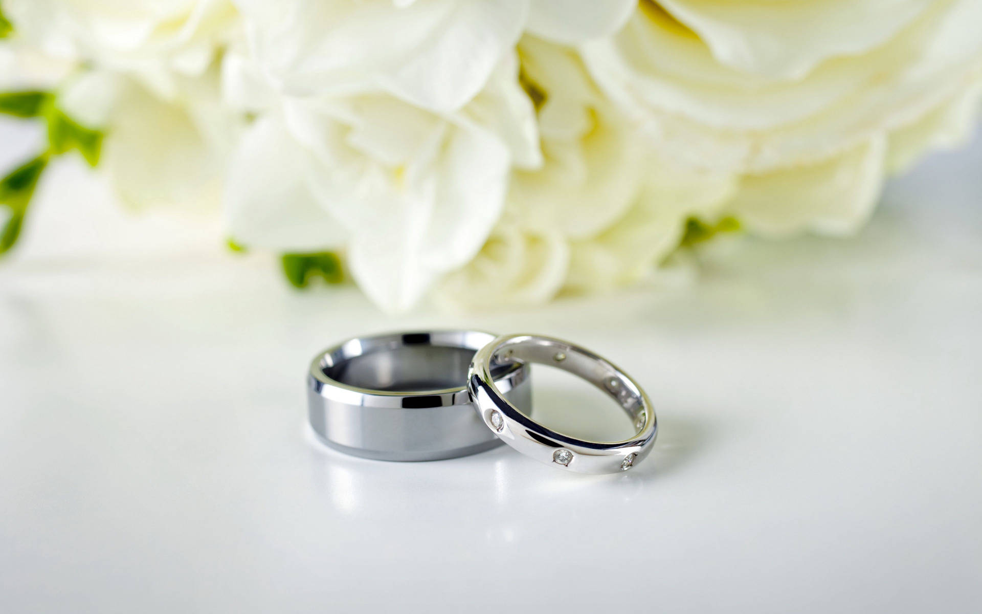 3840X2400 Wedding Rings Wallpaper and Background