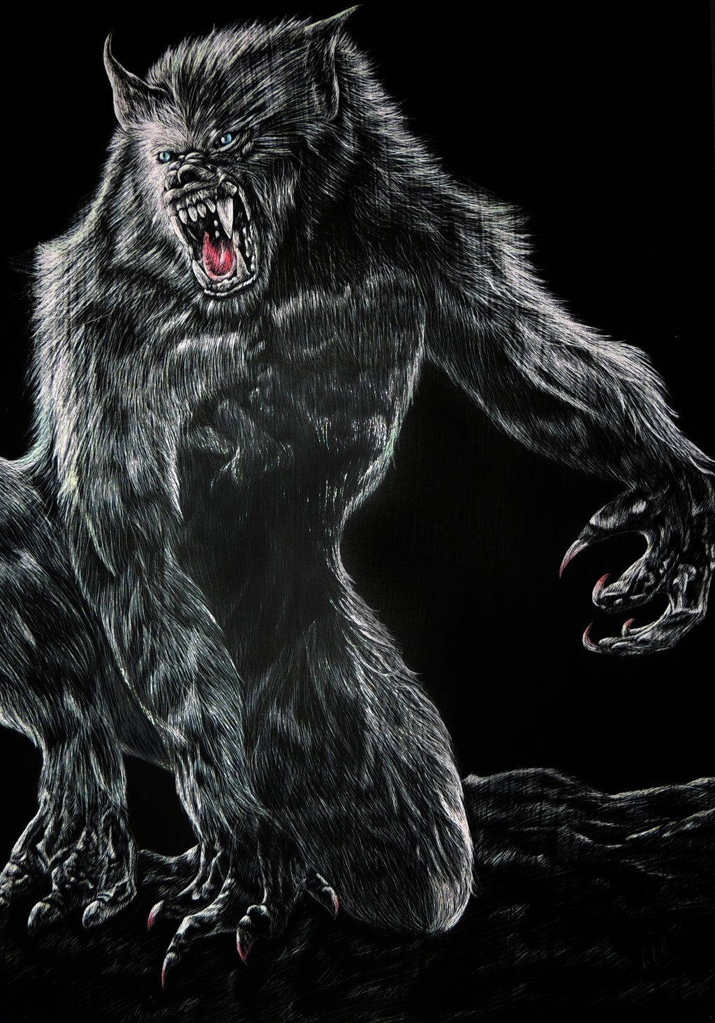 1024X1465 Werewolf Wallpaper and Background