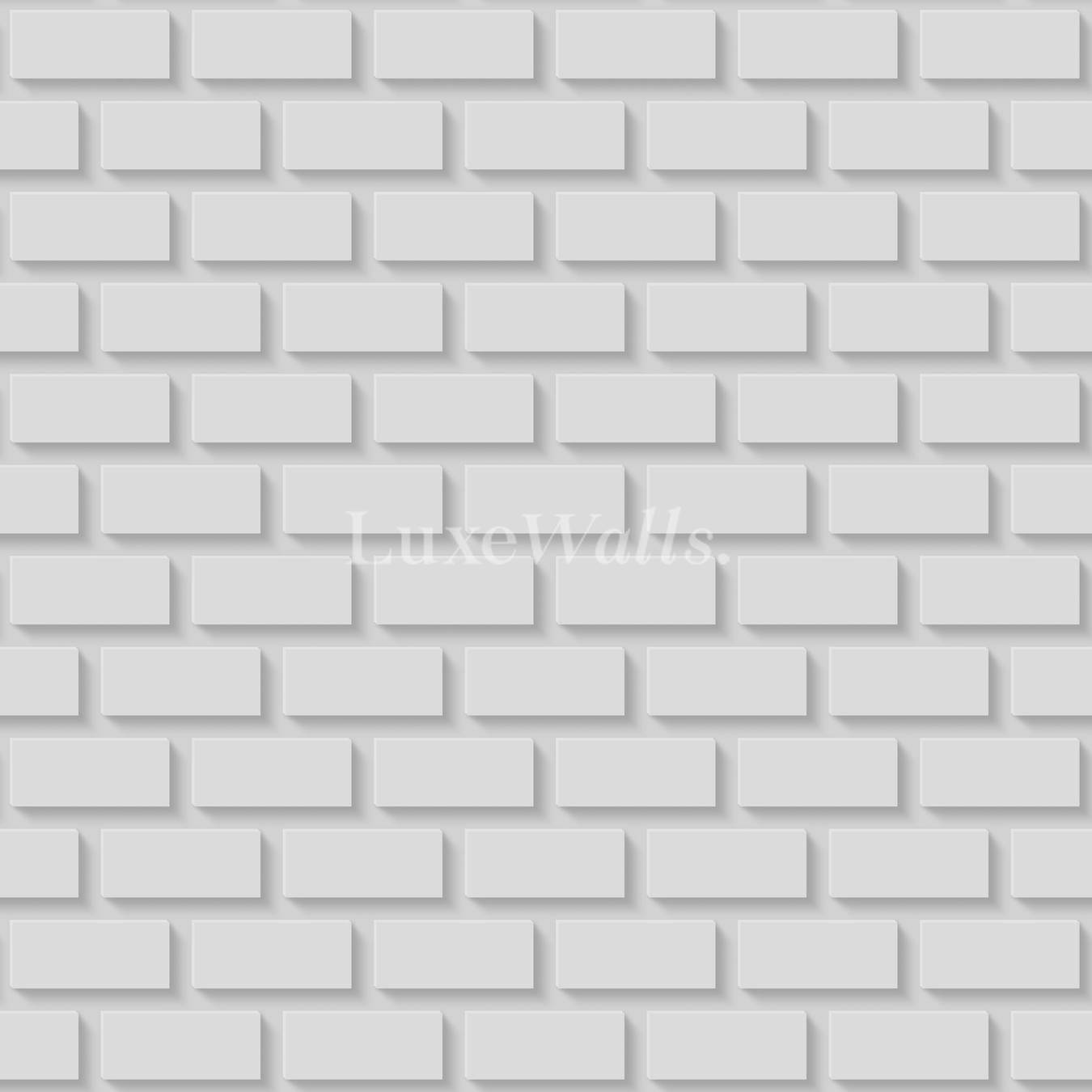 1350X1350 White Brick Wallpaper and Background