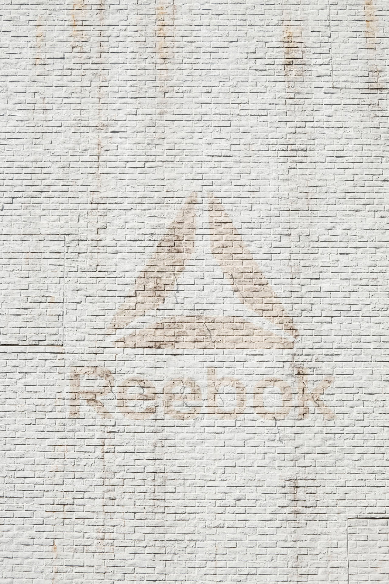 3264X4896 White Brick Wallpaper and Background
