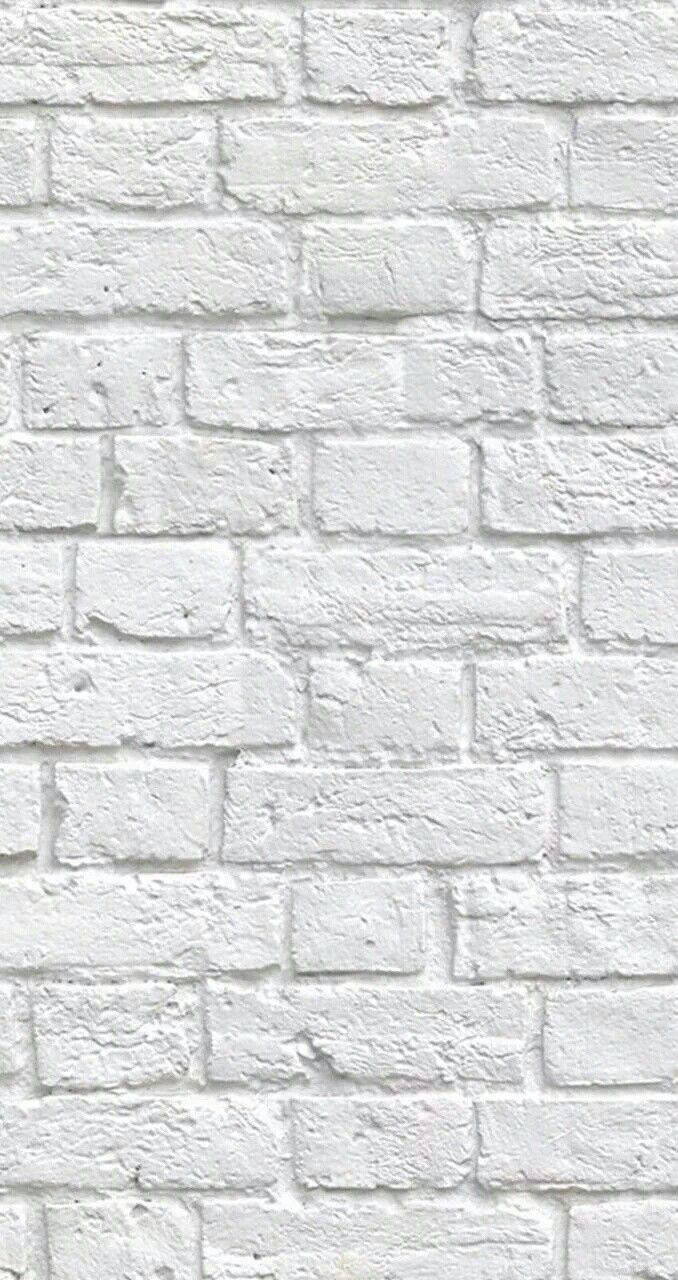 678X1280 White Brick Wallpaper and Background
