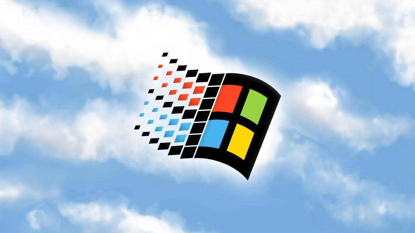 Windows 95 1366X768 Wallpaper and Background Image