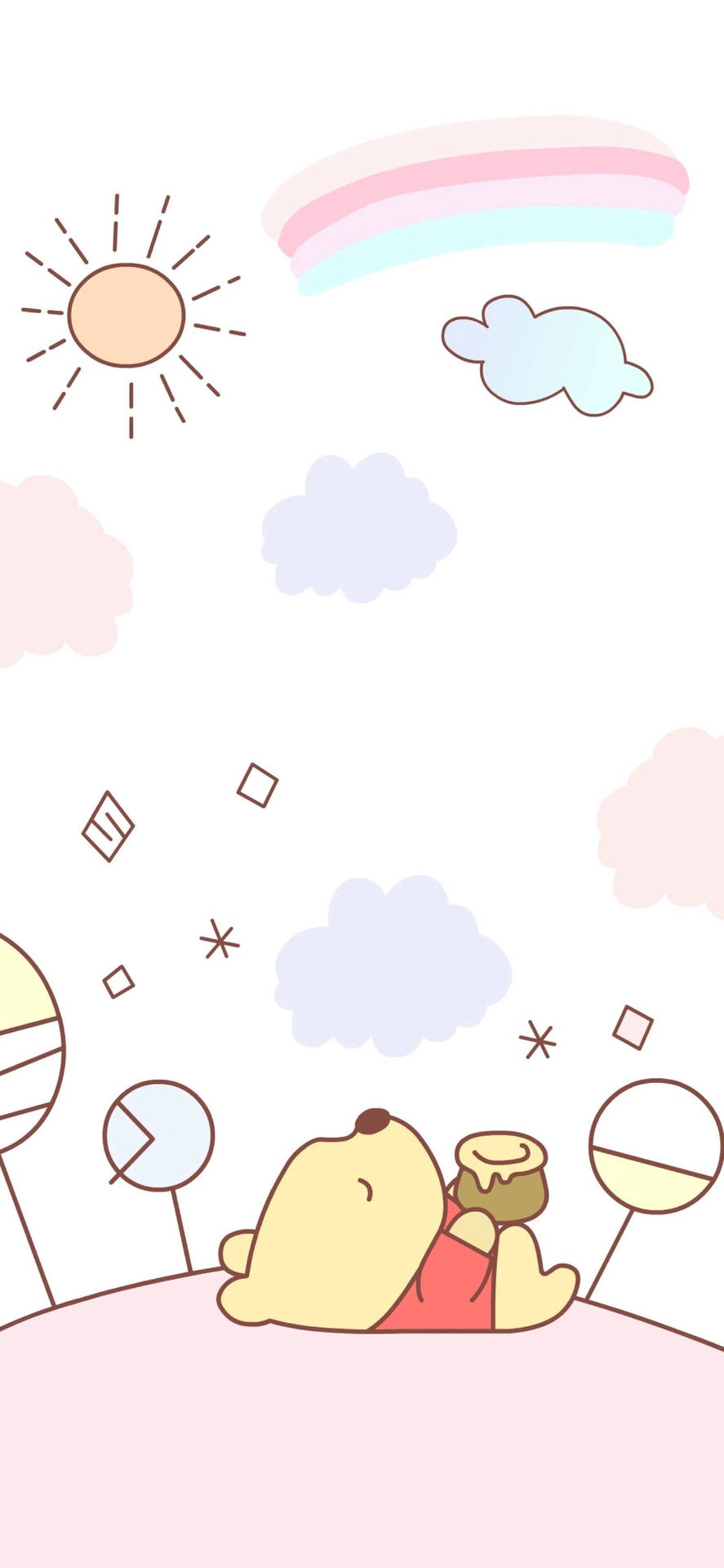 1600X3464 Winnie The Pooh Wallpaper and Background