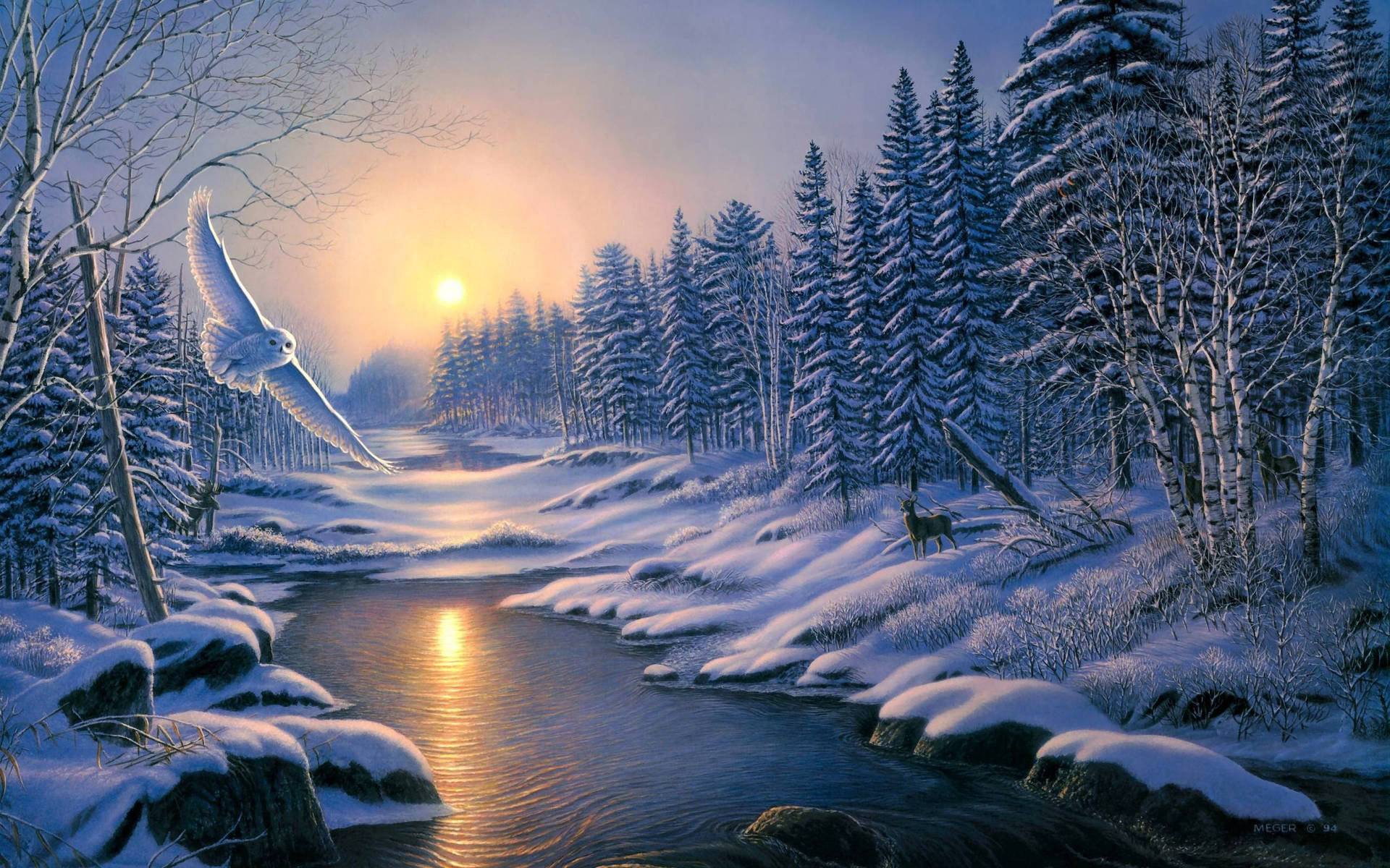 Winter 2560X1600 Wallpaper and Background Image
