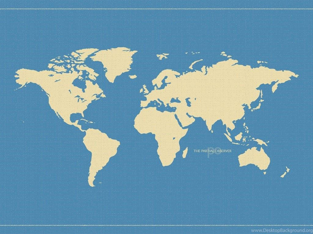1024X768 World Map Wallpaper and Background