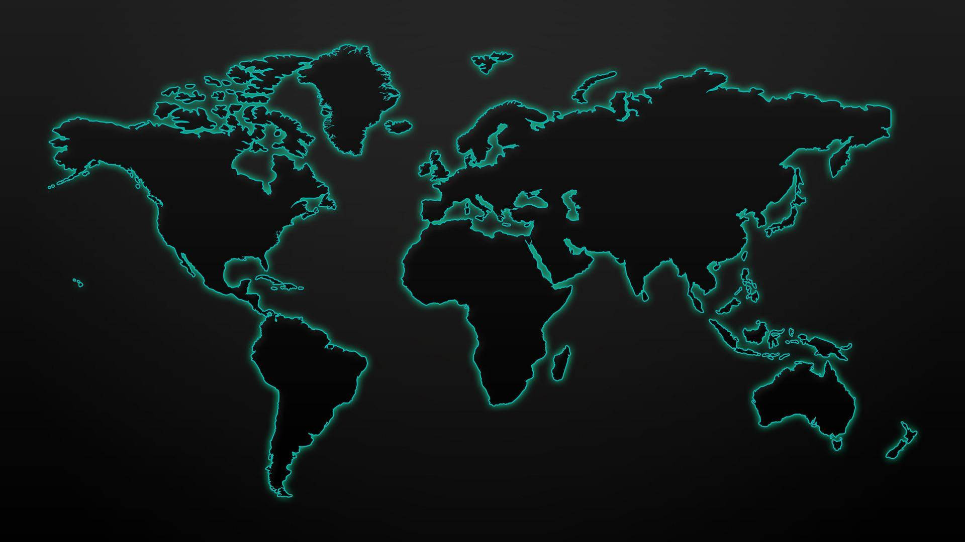 1920X1080 World Map Wallpaper and Background