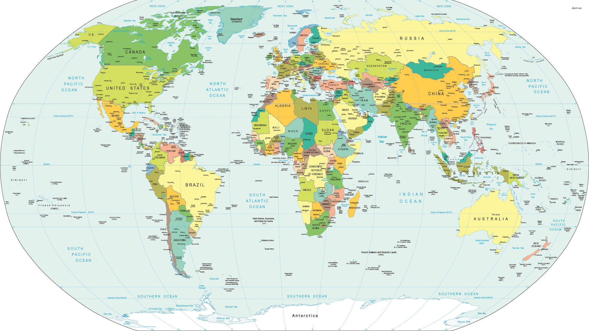 World Map 3840X2160 Wallpaper and Background Image