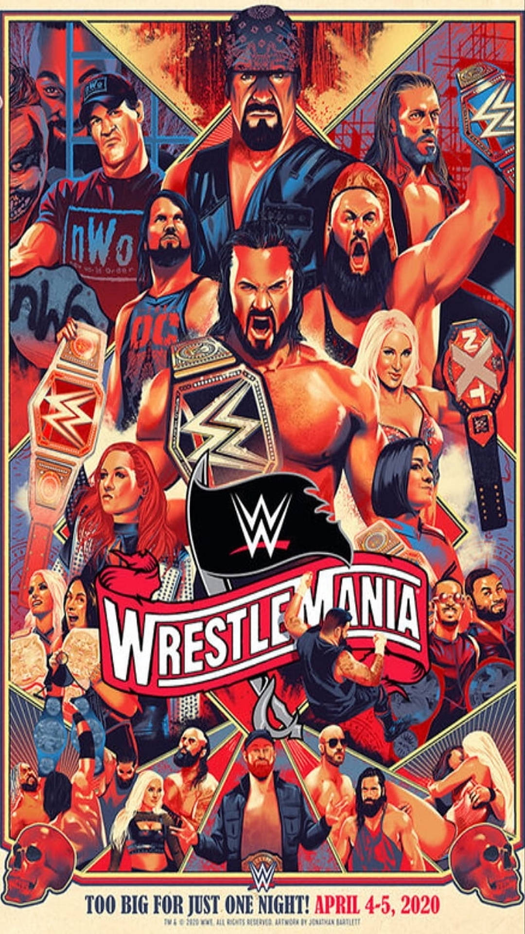 Wwe 1600X2844 Wallpaper and Background Image