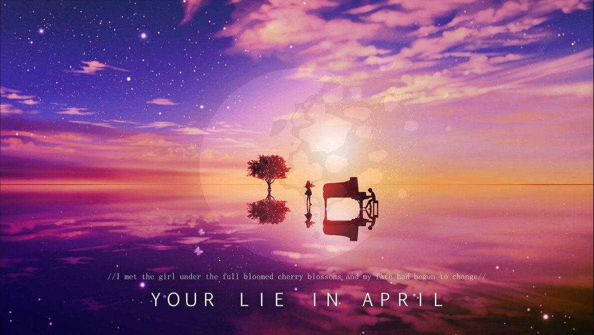 1190X671 Your Lie In April Wallpaper and Background