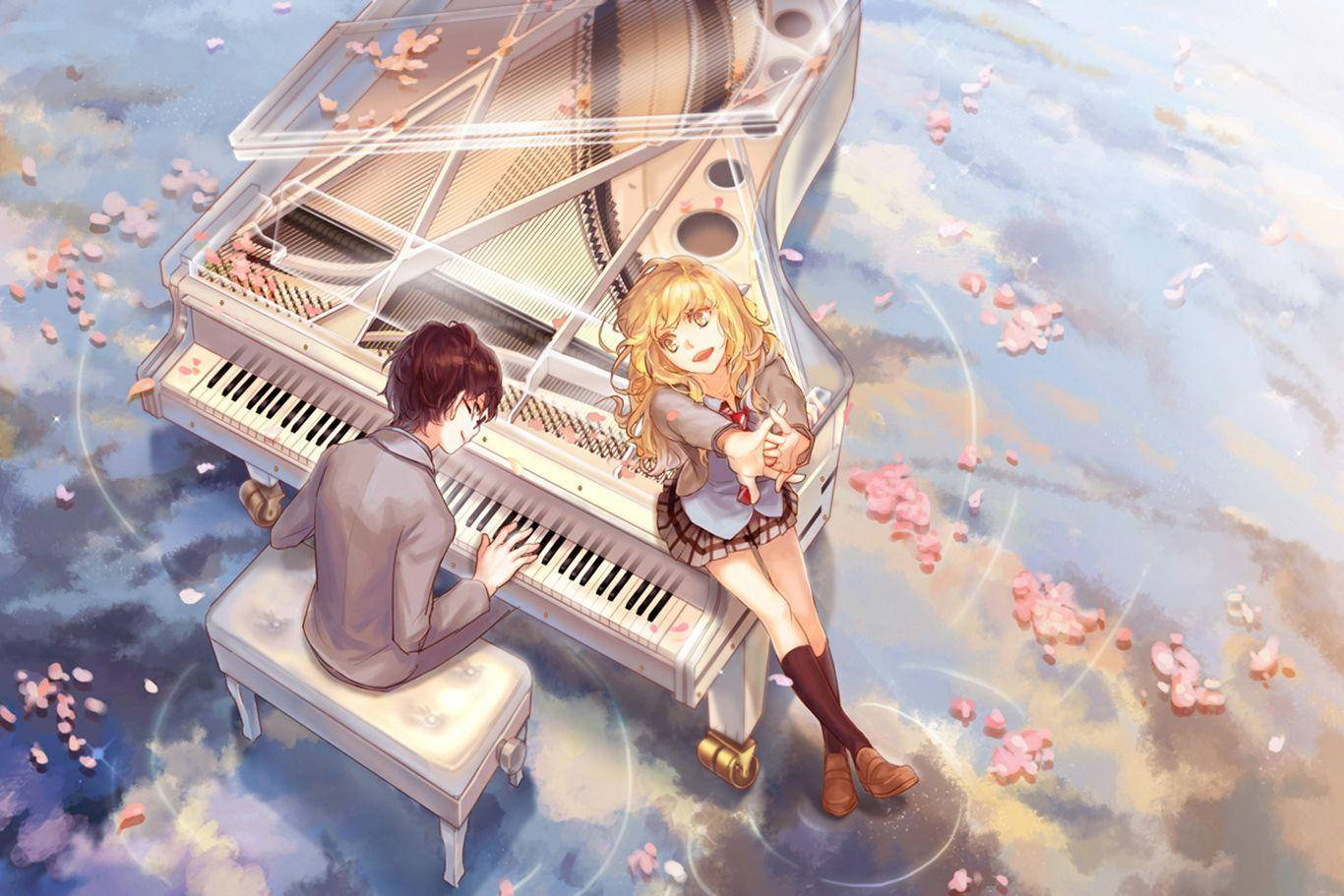 1366X911 Your Lie In April Wallpaper and Background