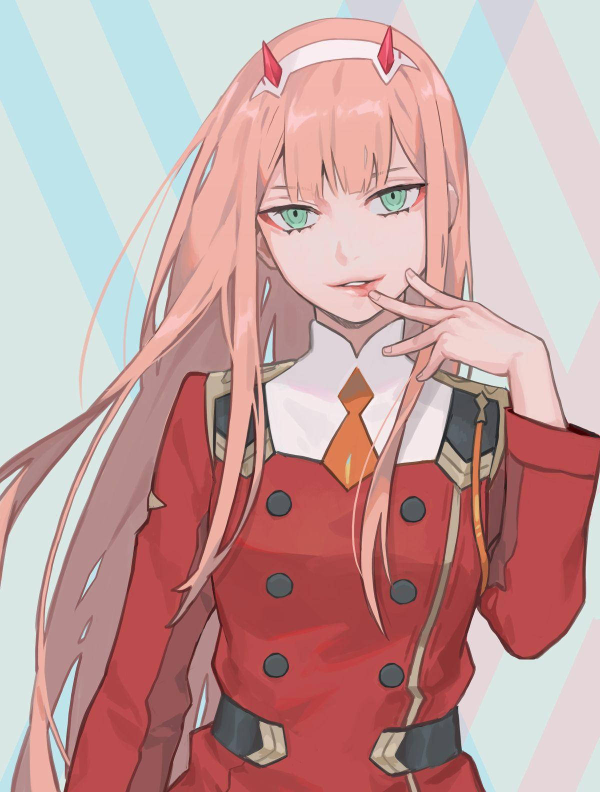 Zero Two 1200X1584 Wallpaper and Background Image