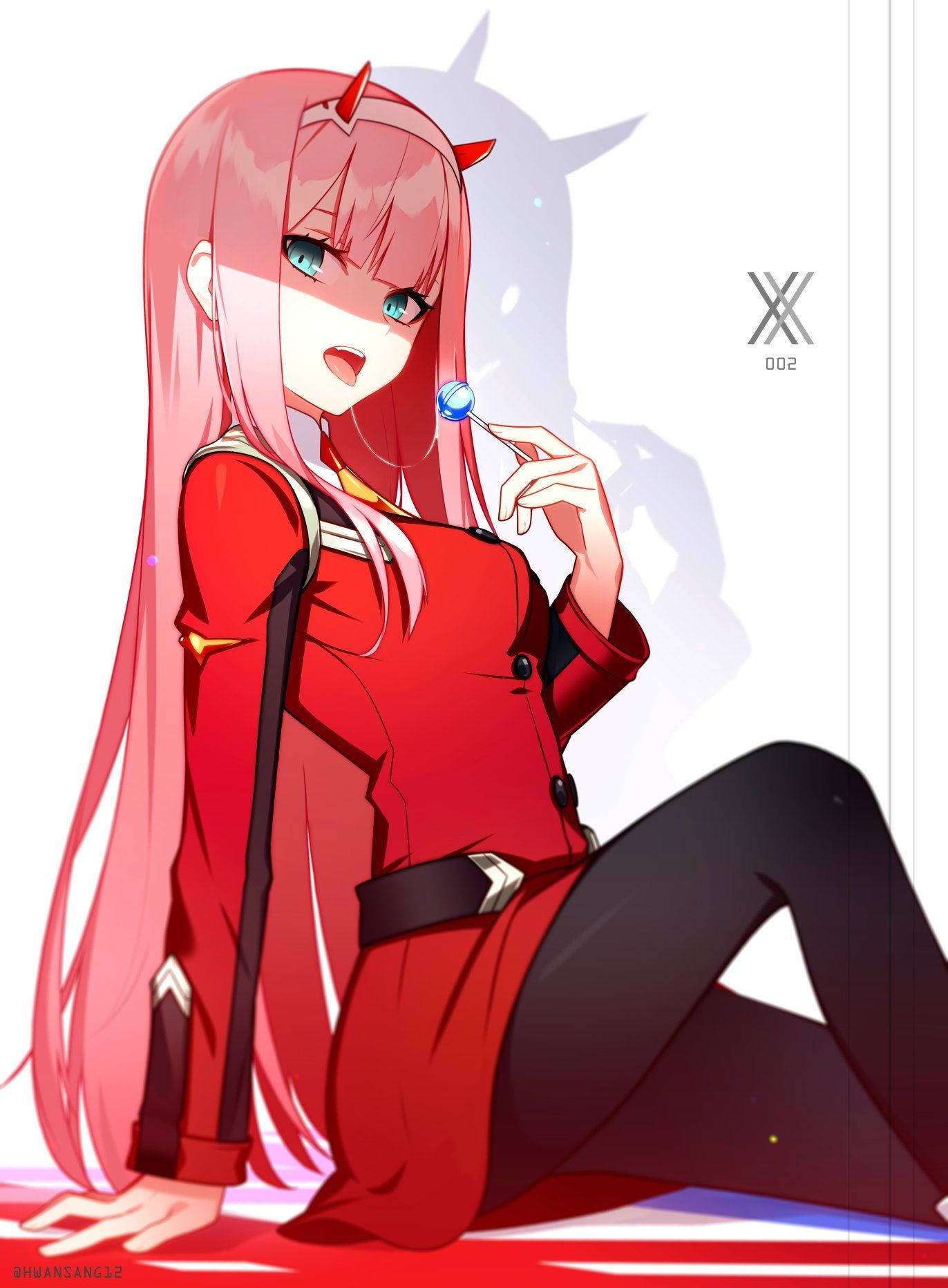 Zero Two 1372X1864 Wallpaper and Background Image