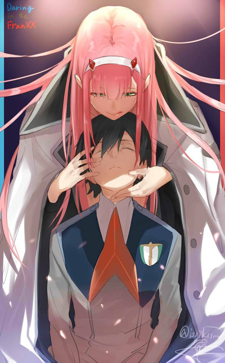 Zero Two 744X1200 Wallpaper and Background Image