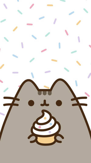 pusheen 1242X2208 wallpaper