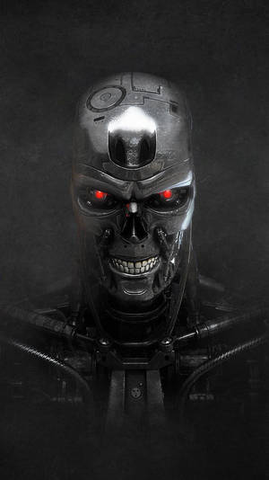 Download wallpaper 1920x1080 the terminator, movie, robot, art, full hd,  hdtv, fhd, 1080p wallpaper, 1920x1080 hd background, 7622